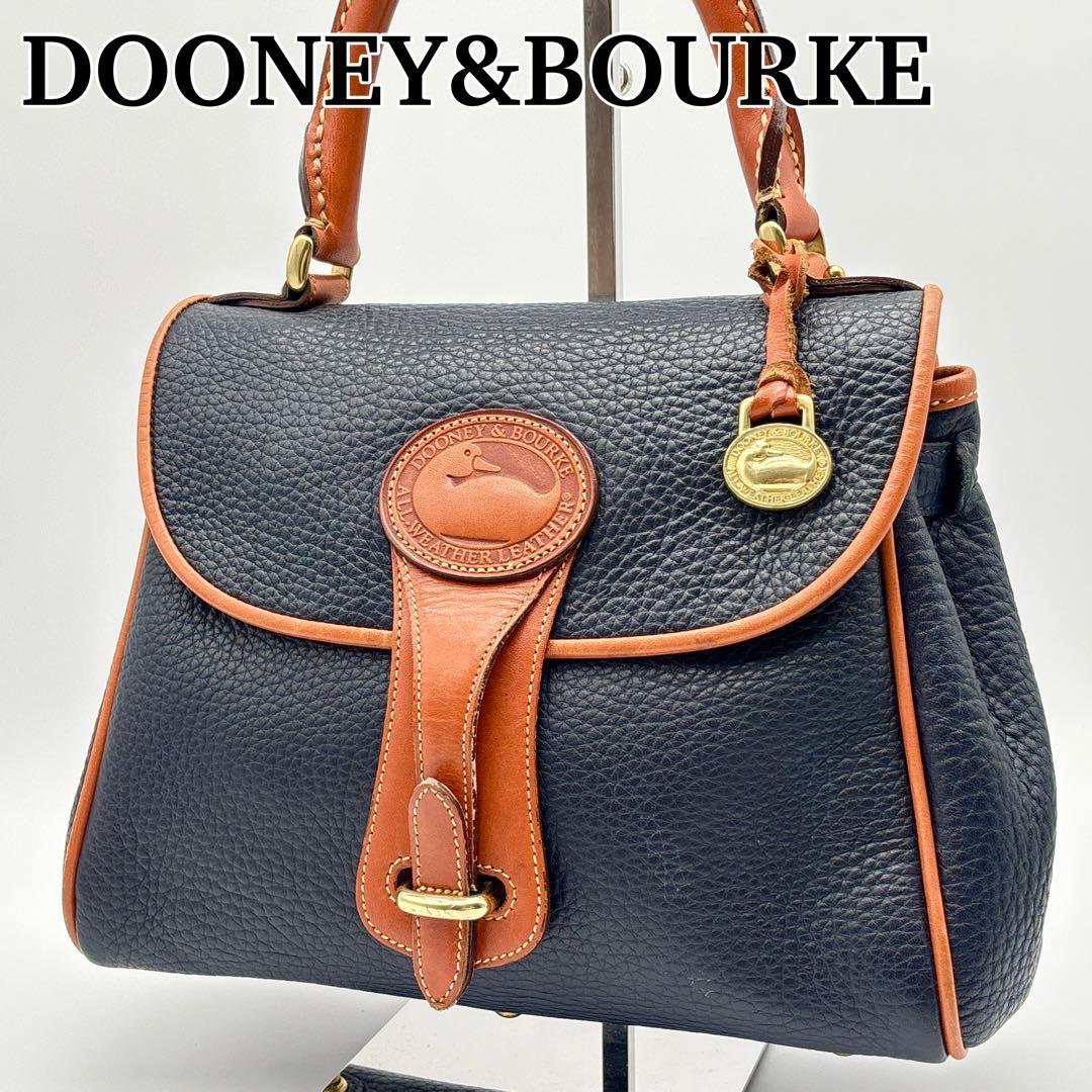 【希少】DOONEY&BOURKE ハンドバッグ ネイビー アヒル ネイビー ドゥーニー＆バーク | gypsophila
