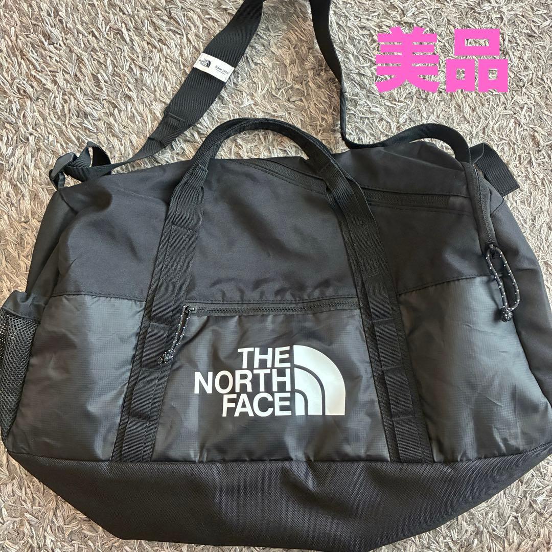 【未使用に近い】THE NORTH FACE ブラック ボストンバック THE NORTH FACE（ザ ノースフェイス） ボストンバッグ 「THE NORTH