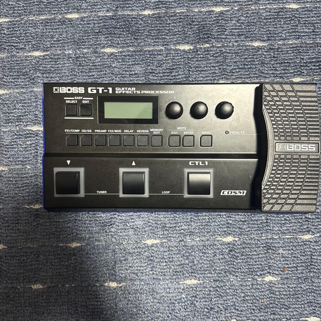 【値下げ中！】BOSS GT-1　　　　　　　純正アダプター、教科書付き