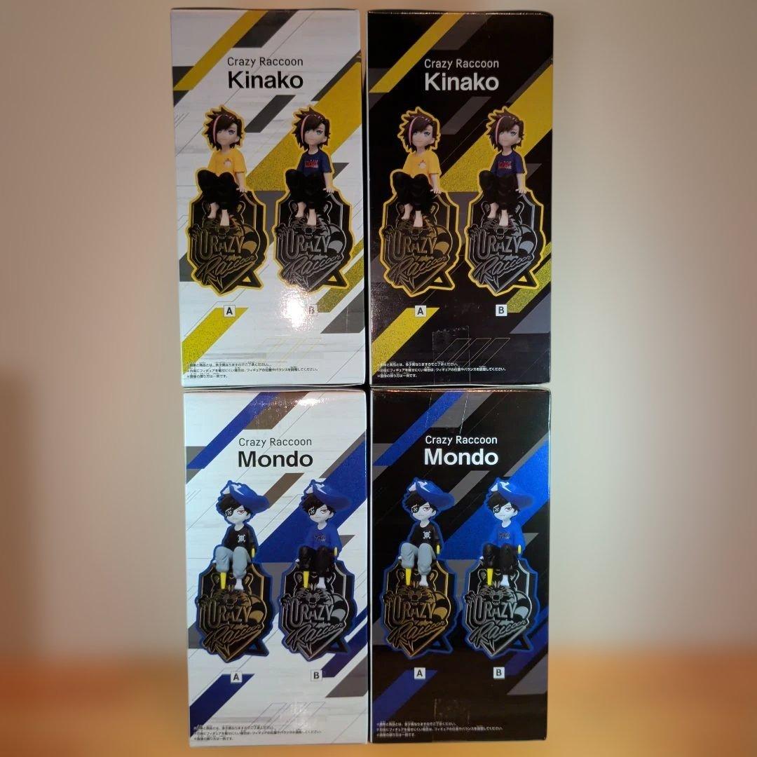 Crazy Raccoon デスクトップフィギュア 4種セット - メルカリ