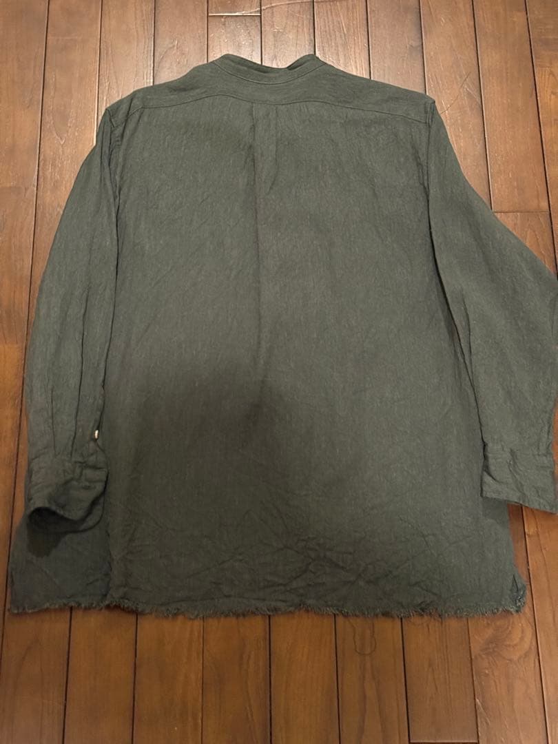 特別ファッション - maatee&sons フリンジシャツ グリーン サイズ2