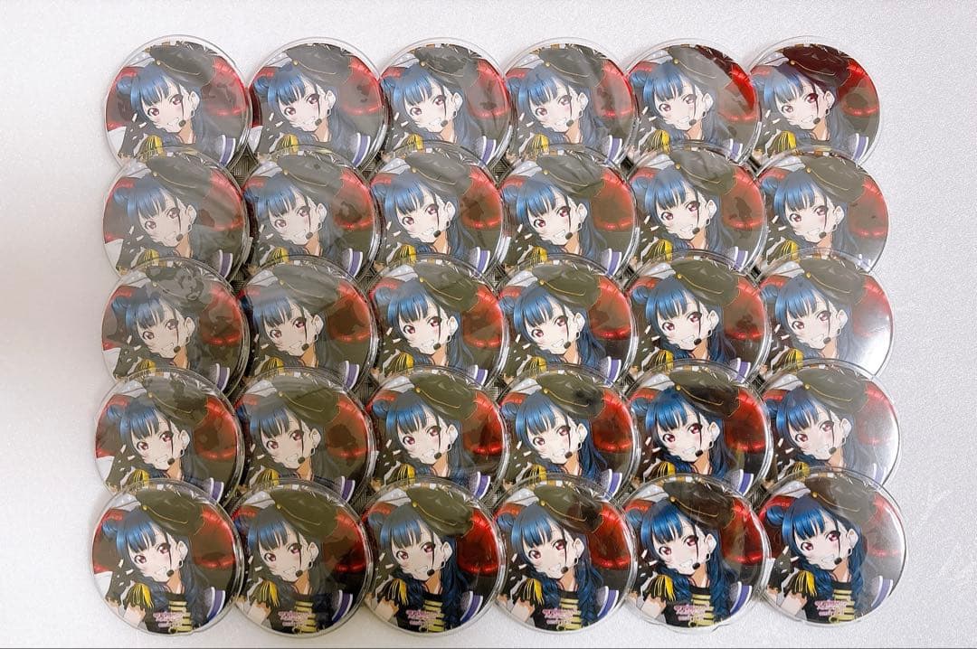 ラブライブ Aqours カウントダウン 津島善子 缶バッジ