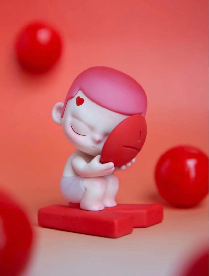 POPMART KUBO 感情の秘密-赤 限定フィギュア