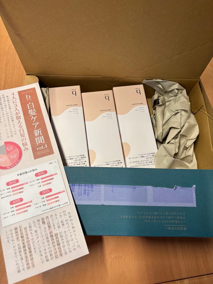 エアリーカラーリングフォーム ダークブラウン 3本セット