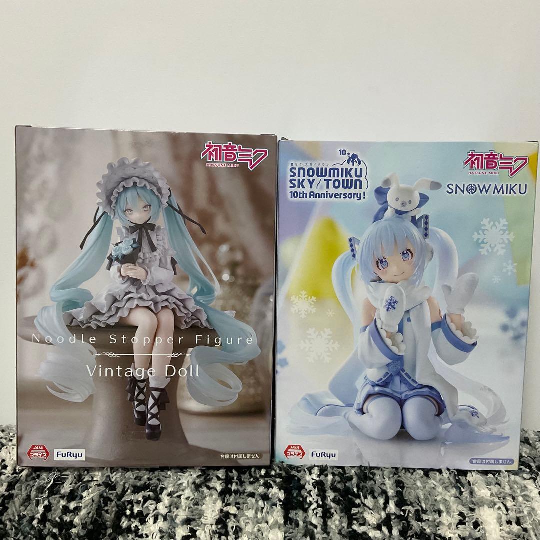 初音ミク ぬーどるストッパーフィギュア ヴィンテージドール&雪ミク2体