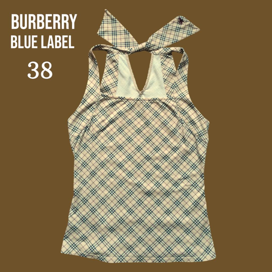 美品 BURBERRY BLUE LABEL キャミソール タンクトップ 38