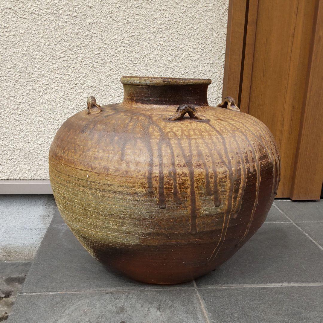 耳つき　壷　3　備前焼