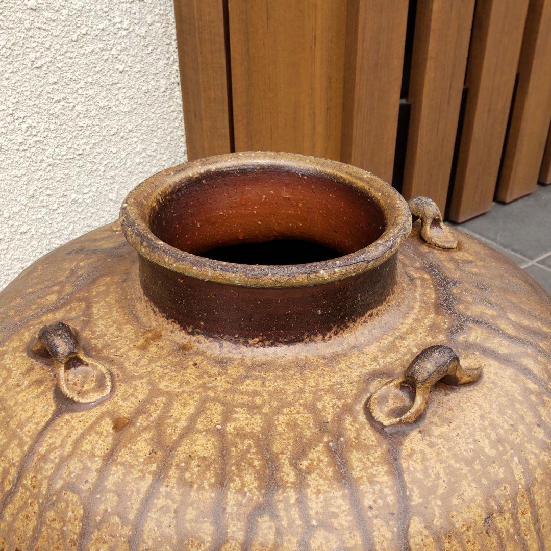 耳つき 壷 3 備前焼