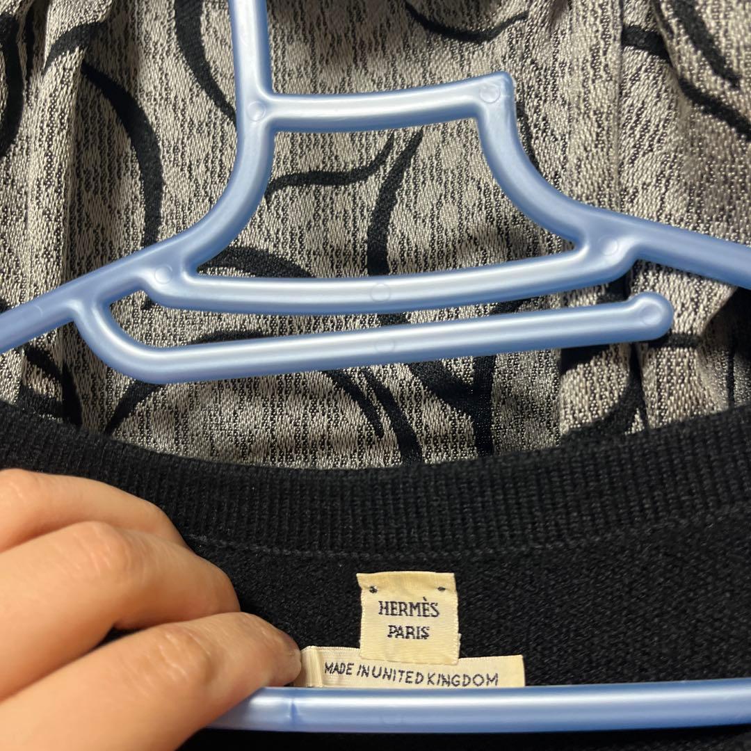HERMÈS カシミヤ100% 長袖トップス サイズ40