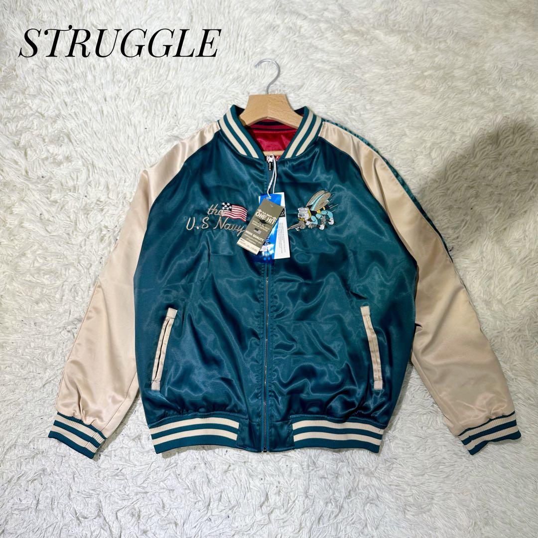 新品未使用タグ付】STRUGGLE FAMILYスカジャン リバーシブル 刺繍