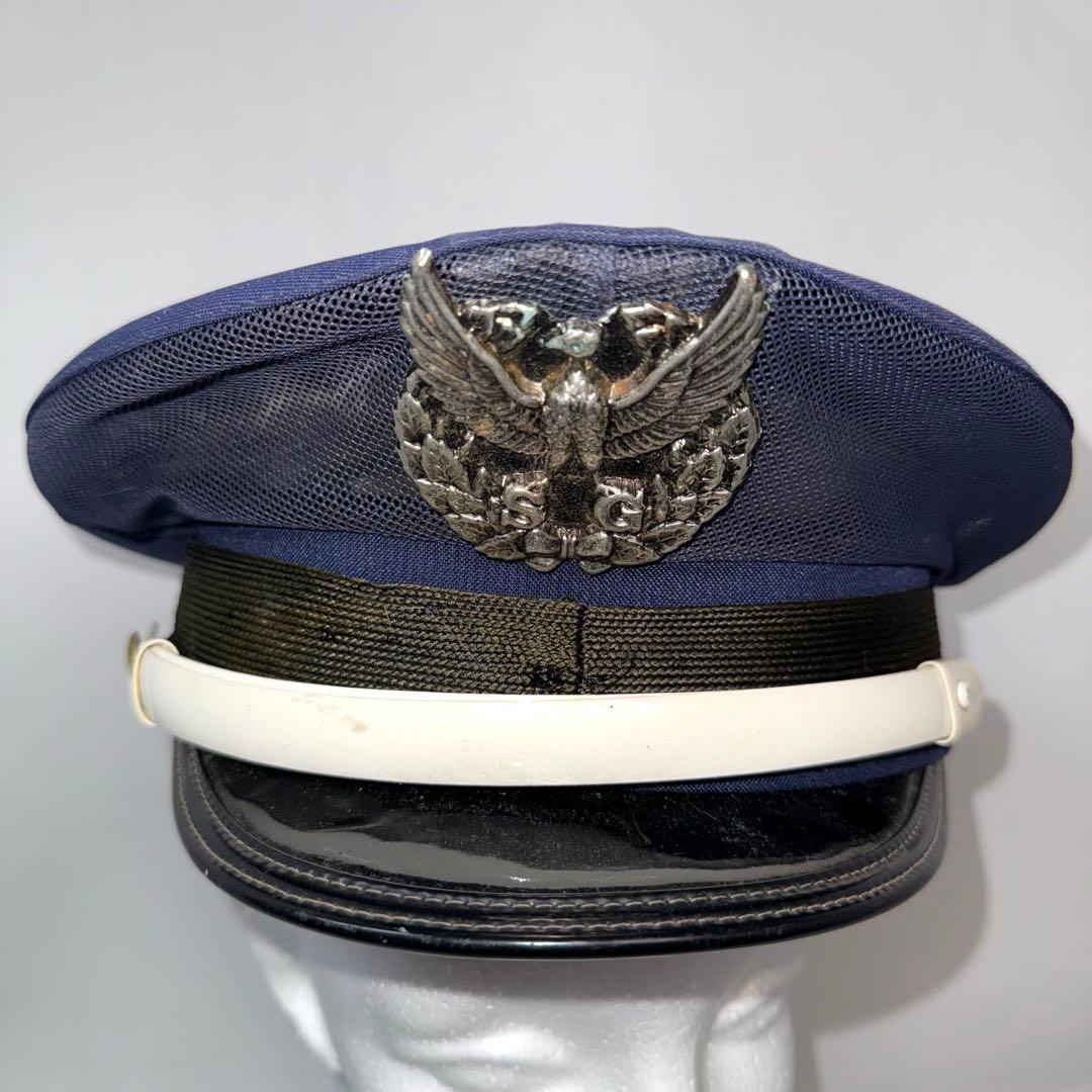 交通指導員 交通整備員 制帽 帽子 ネイビー 56.5cm - メルカリ