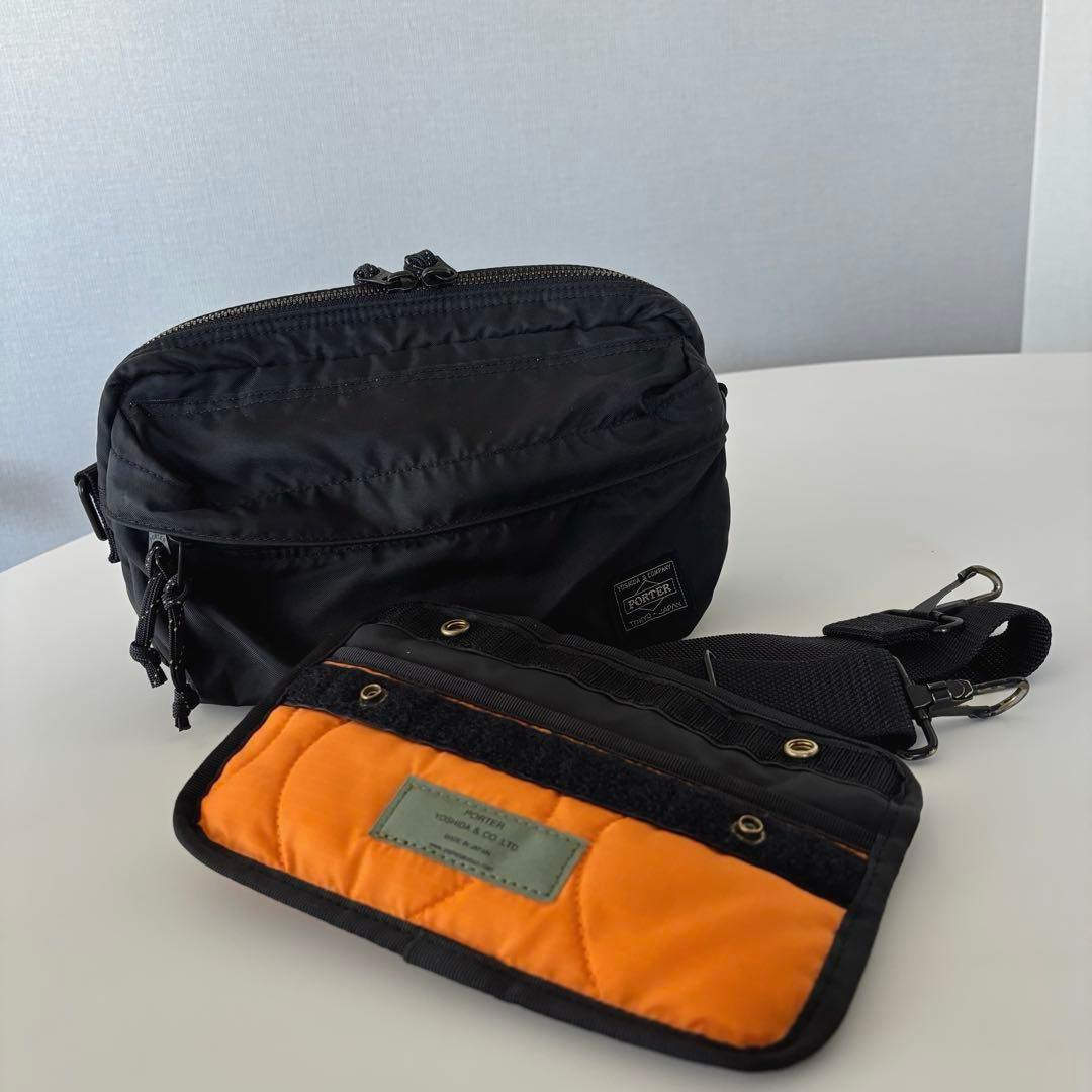【数回使用のみ】ポーター フォース 2way ショルダーバッグ ボディバッグ