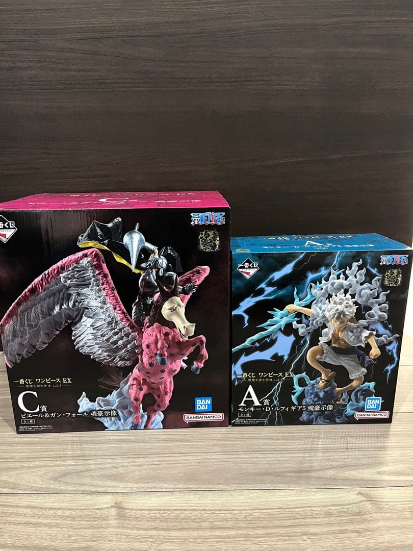 一番くじワンピース悪魔を宿す者達vol.３A賞 ルフィC賞ピエール&ガンフォール