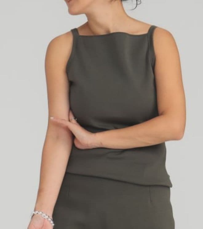 Demi-Luxe BEAMS　ヘルシー ニットキャミソール .M