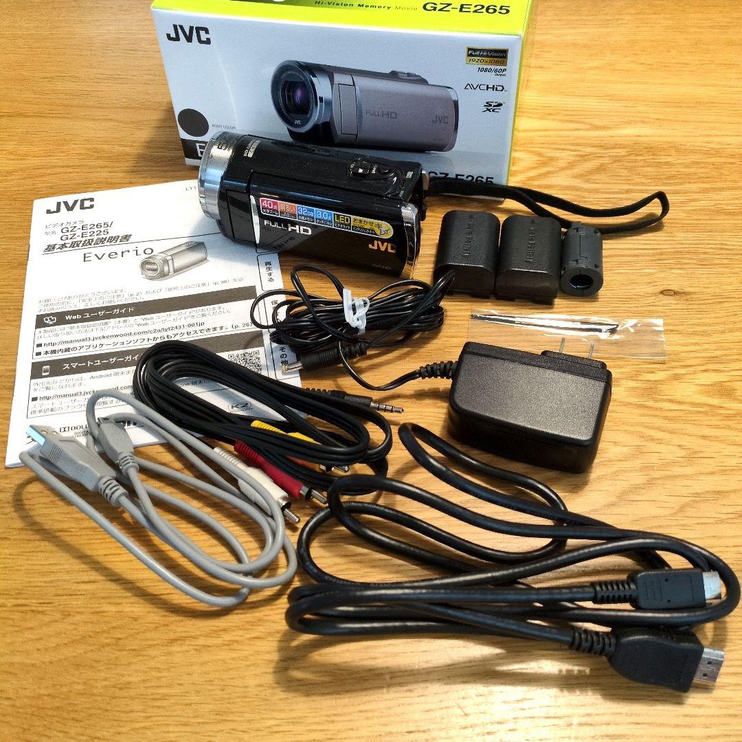 JVC Everio ビデオカメラ GZ-E265-B 本体 ジャンク - メルカリ