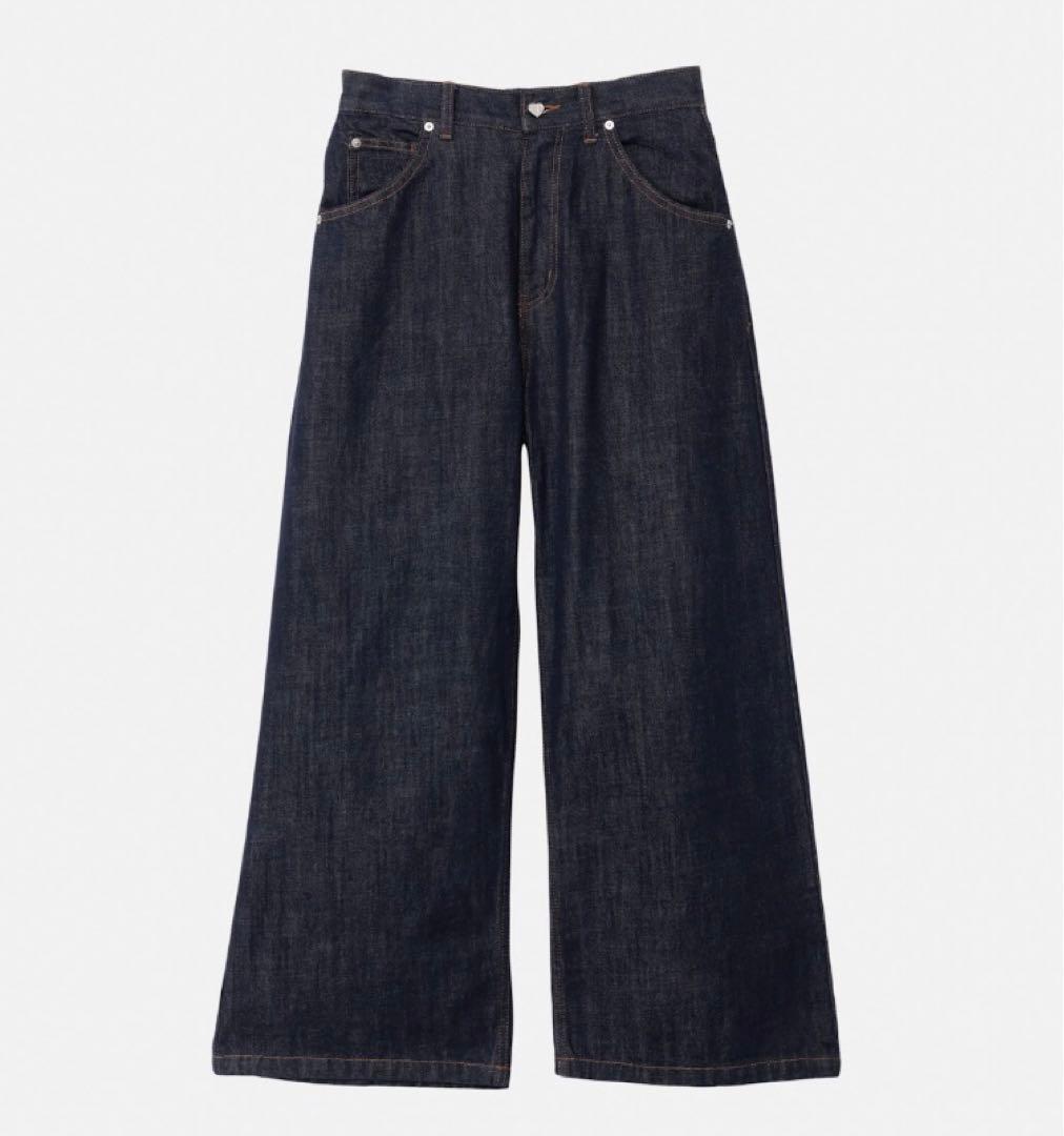 GOD ONLY KNOWS デニムパンツ ◇【3サイズ展開XS-M】デニムエッグパンツ【低身長サイズ有】（デニム