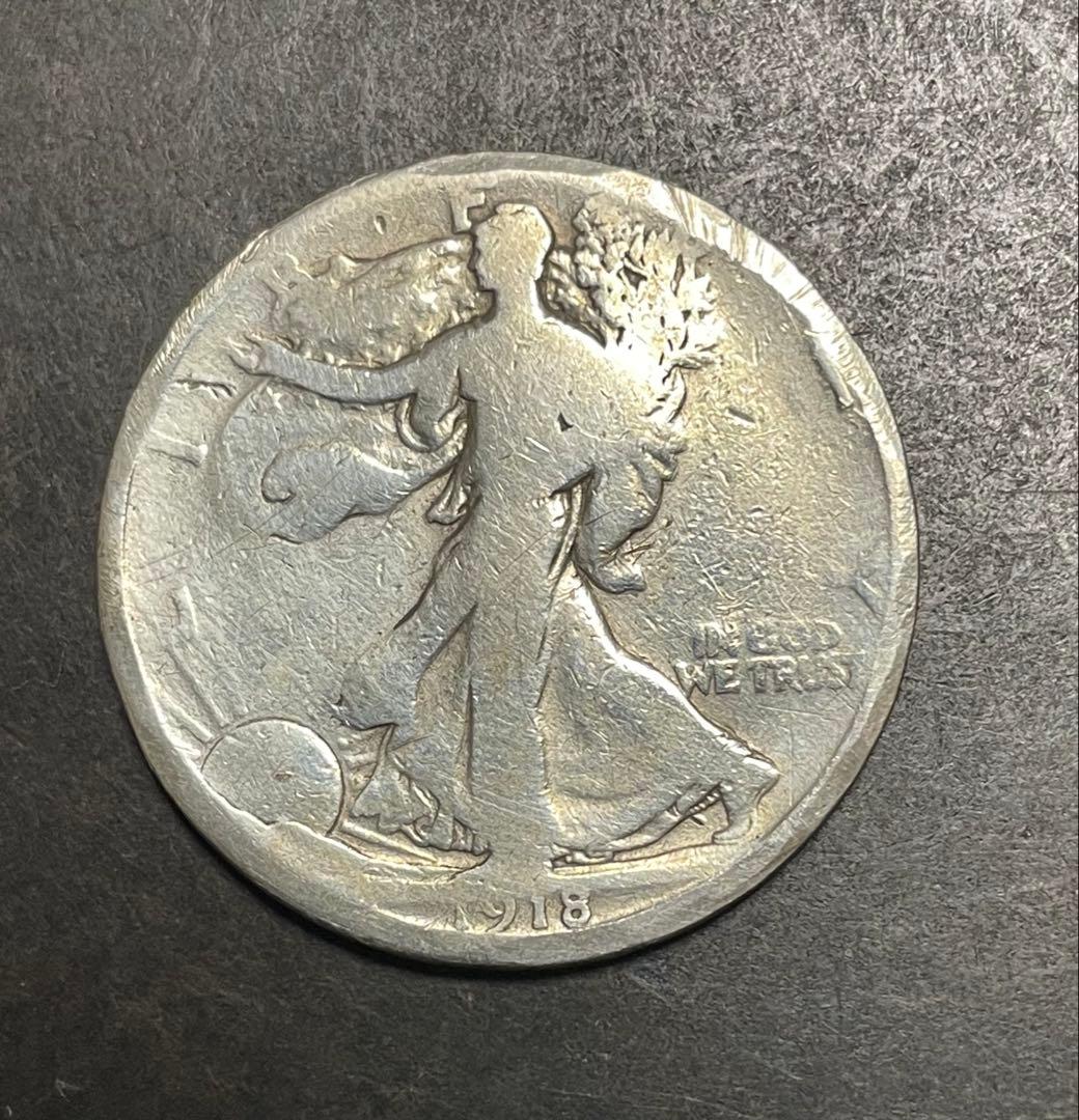 1918年-Sウォーキング リバティ ハーフダラー
