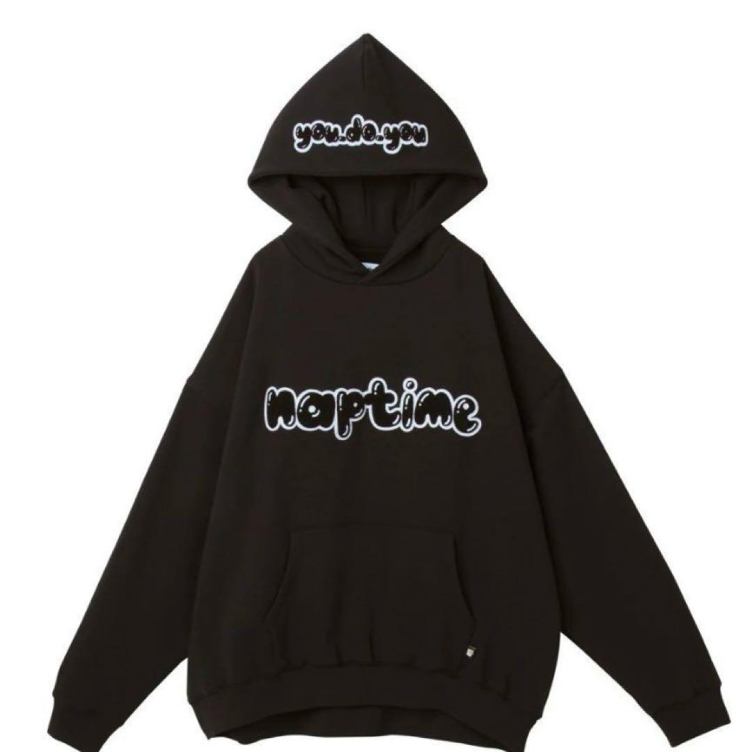 Nissy naptime ワッペン パーカー　L サイズ 希少・完売品☆Naptime. ナップタイム Nissy ユニセックス パーカー