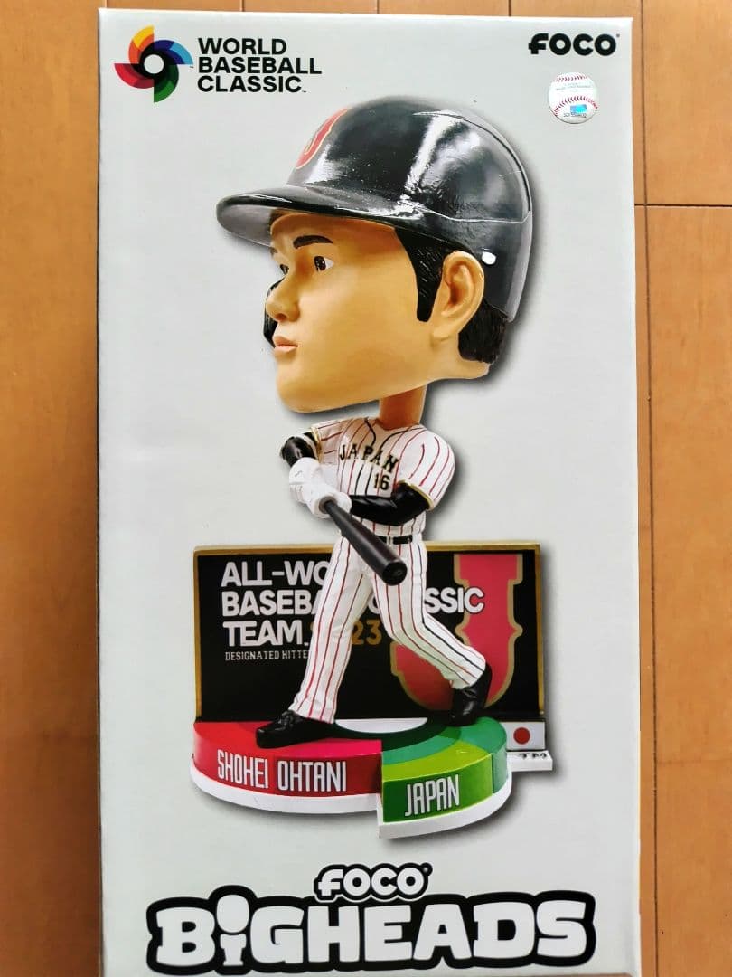 大谷翔平 2023年WBC 打撃シーン ビッグボブルヘッド　【144個限定】