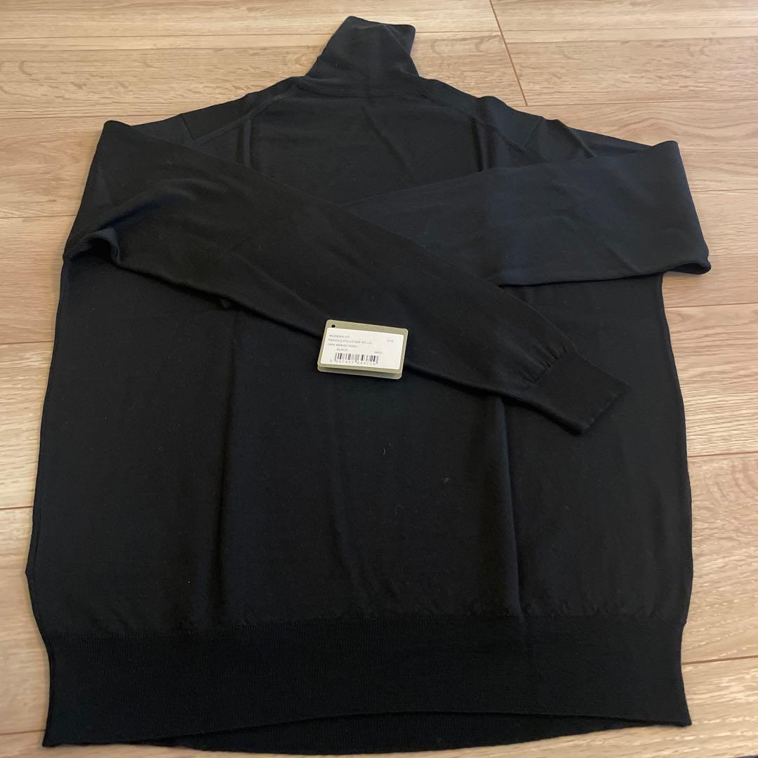 JOHN SMEDLEY RENOLD PULLOVER MED ブラック