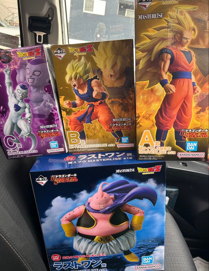 一番くじ ドラゴンボール　フィギュア　ABC ラストワン　孫悟空　フリーザ　ブウ