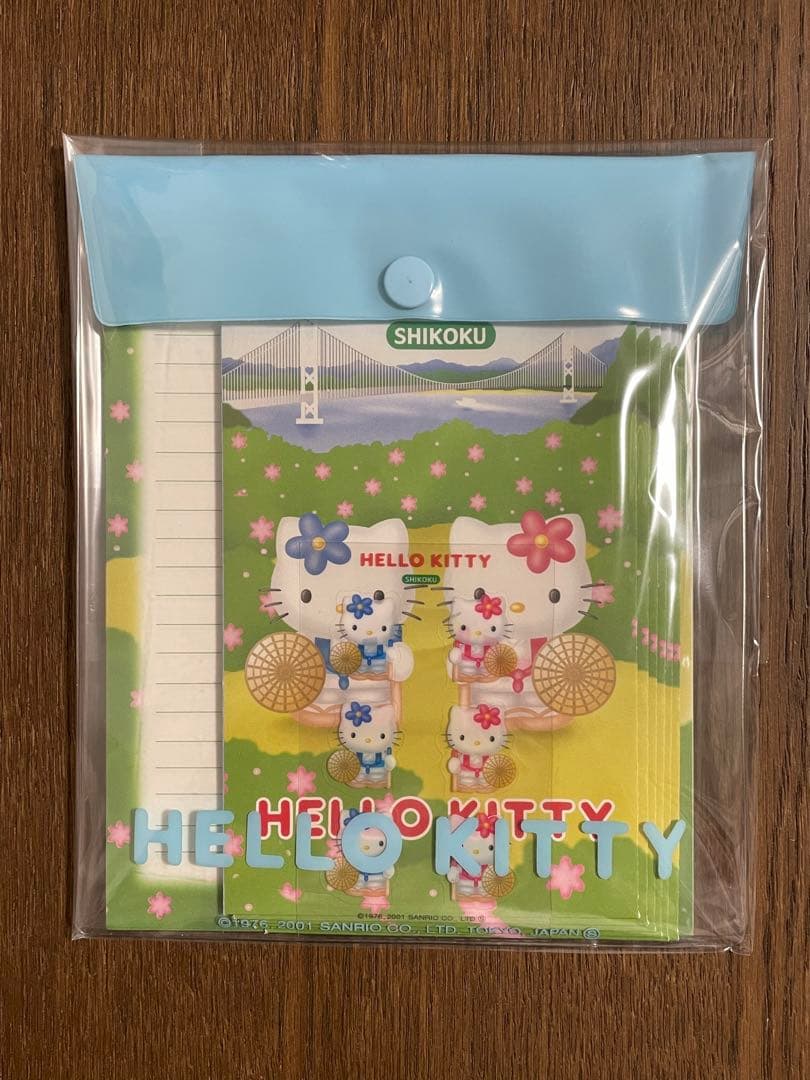 サンリオ♡キティ&ミミィ 四国限定 お遍路 レターセット 2001年 ls-84051-01.jpg