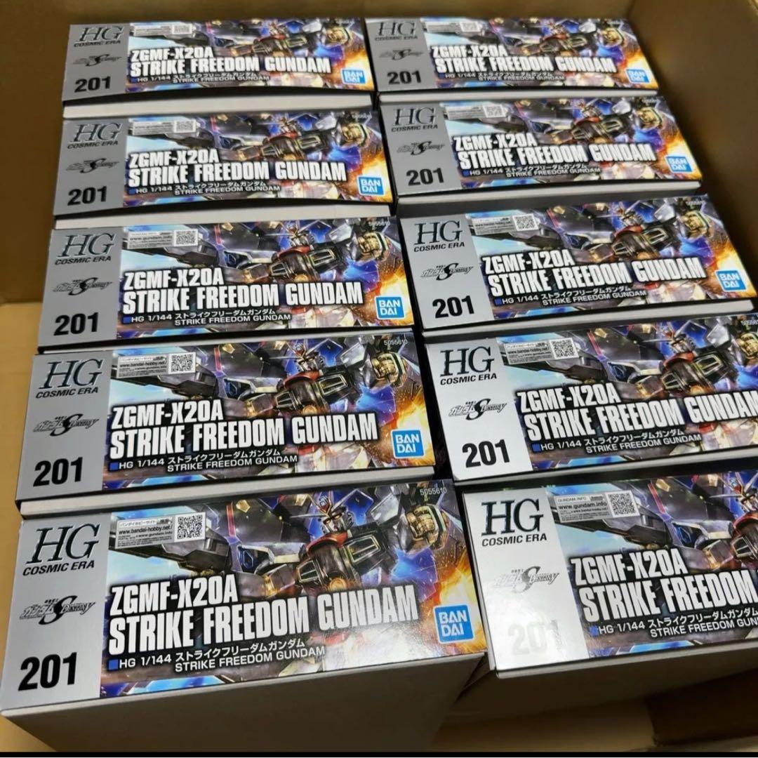 10個セット ZGMF-X20A ストライクフリーダムガンダム 1/144