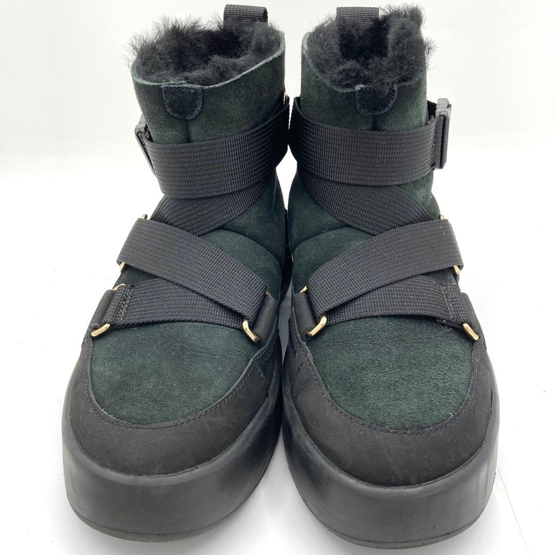 UGG アグ クラシック ブーム バックル ムートンブーツ 23cm 厚底