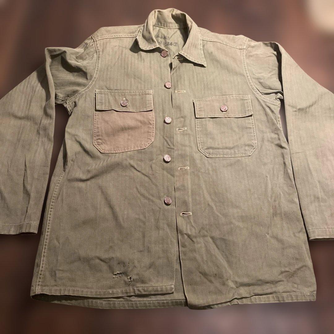 マ*メ様 ヴィンテージ40s M-47 HBTシャツ/13スターボタン