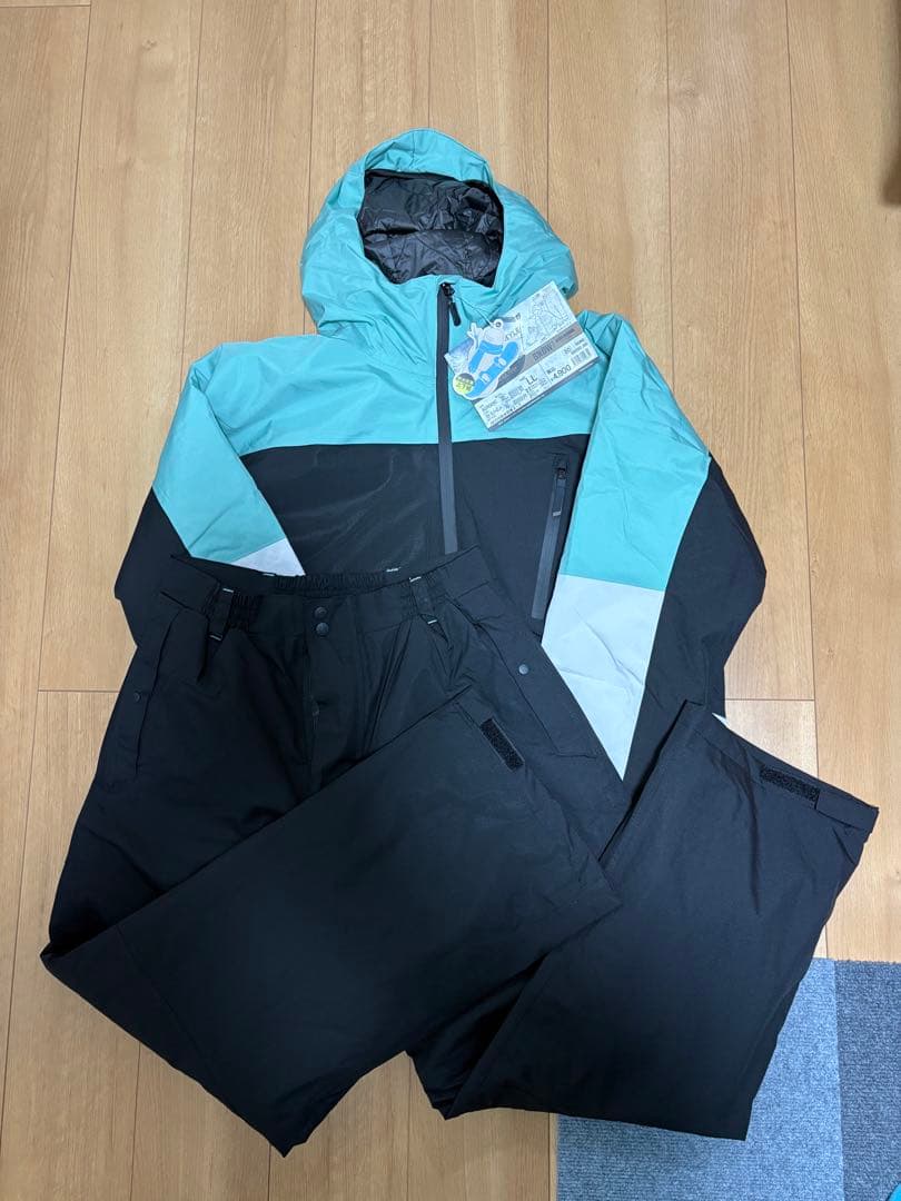 【新品・未使用】AEGIS スノーボードウェア LLライトブルー/ブラック