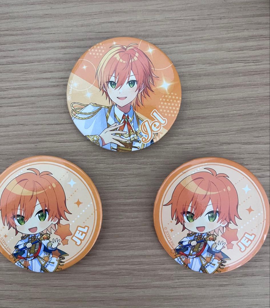 すとぷり ジェル 缶バッジ 3個セット まとめ売り - メルカリ