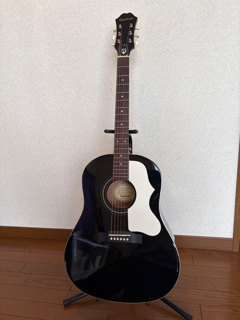 Epiphone アコースティックギター EJ-45/EB 牛骨サドル Epiphone / J-45EC Studio Ebony (EB) (AJ-220SCE) エピフォン