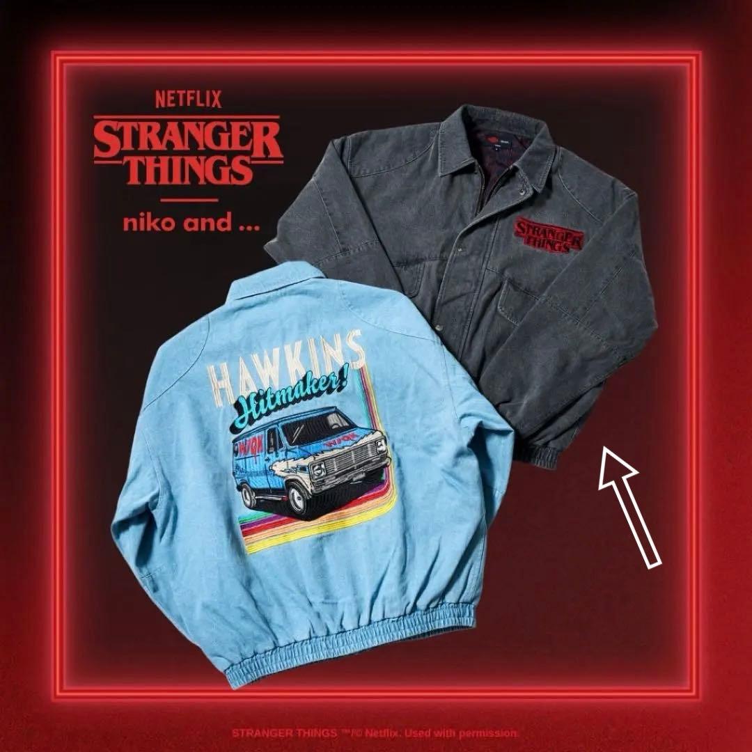 ストレンジャーシングス nikoand コラボ ブルゾン - メルカリ