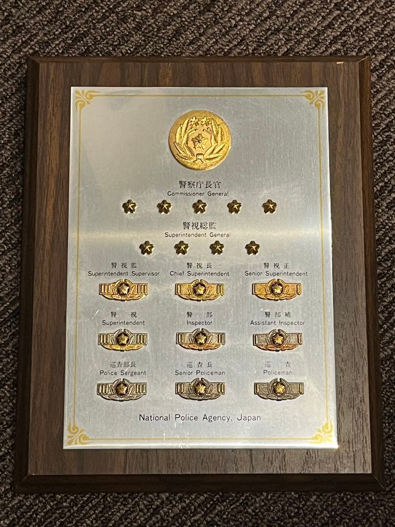 警察 階級章 盾 バッジ 警視庁 POLICE コレクター レア
