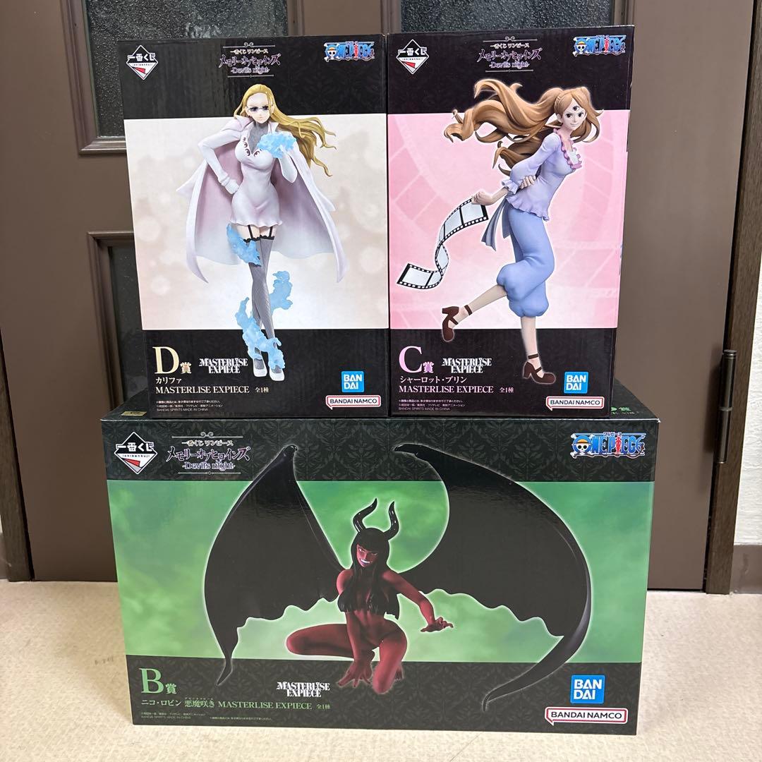 ワンピース‼️一番くじ‼️メモリーオブヒロインズ‼️B賞＋C賞＋D賞‼️豪華セット‼️