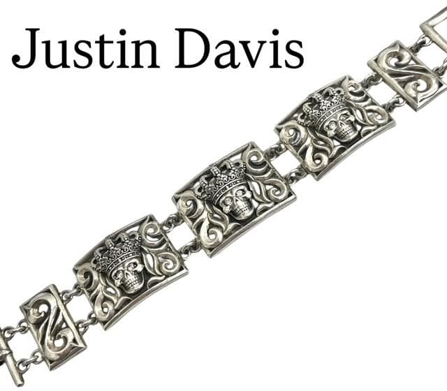 Justin Davis ジャスティンデイビス スカル ブレスレットSBJ500
