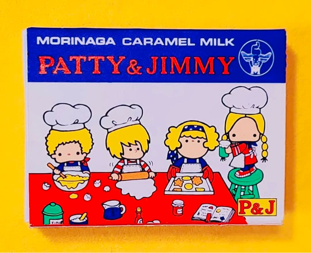 1976年製昭和レトロPATTY＆JIMMYパティ&ジミー森永ミルクキャラメル箱