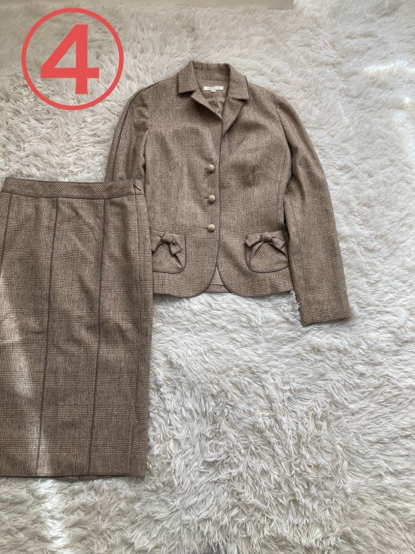 スーツ４着パンツスカート　セット　まとめ　エムプルミエ　パンツスーツ