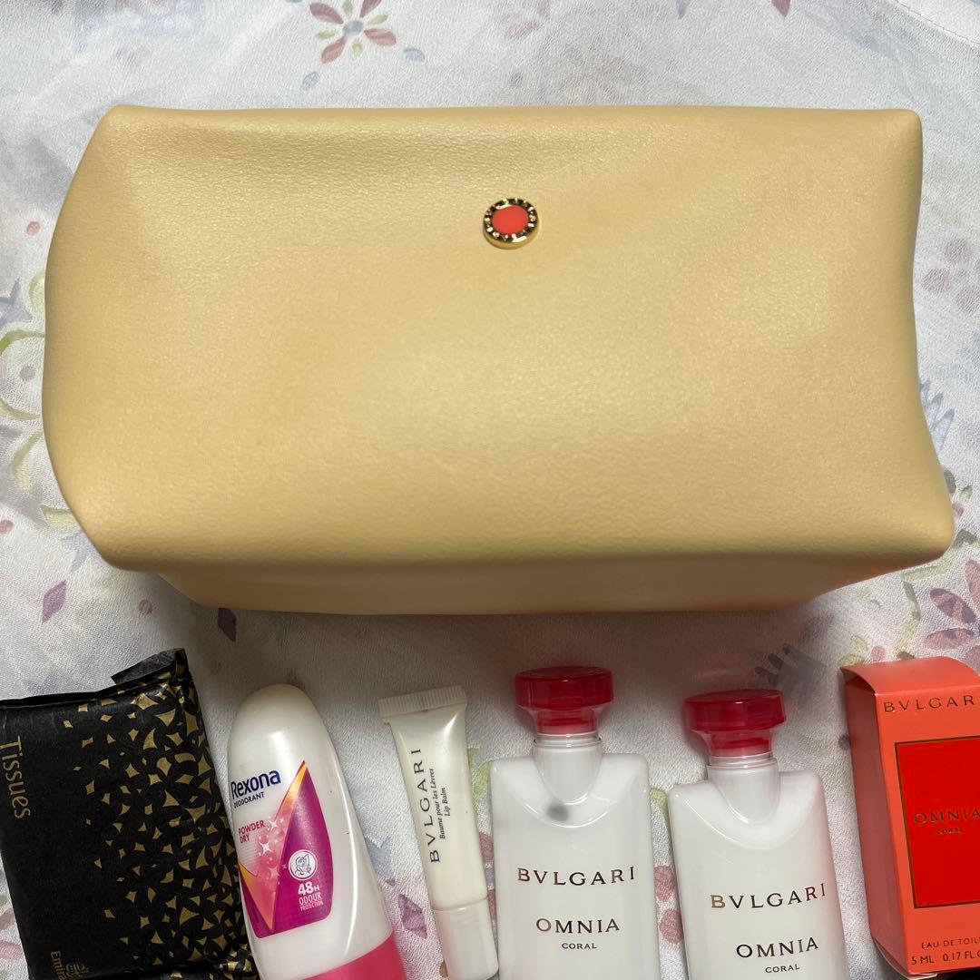 エミレーツ航空 ビジネスクラス ブルガリ ポーチ アメニティ - メルカリ