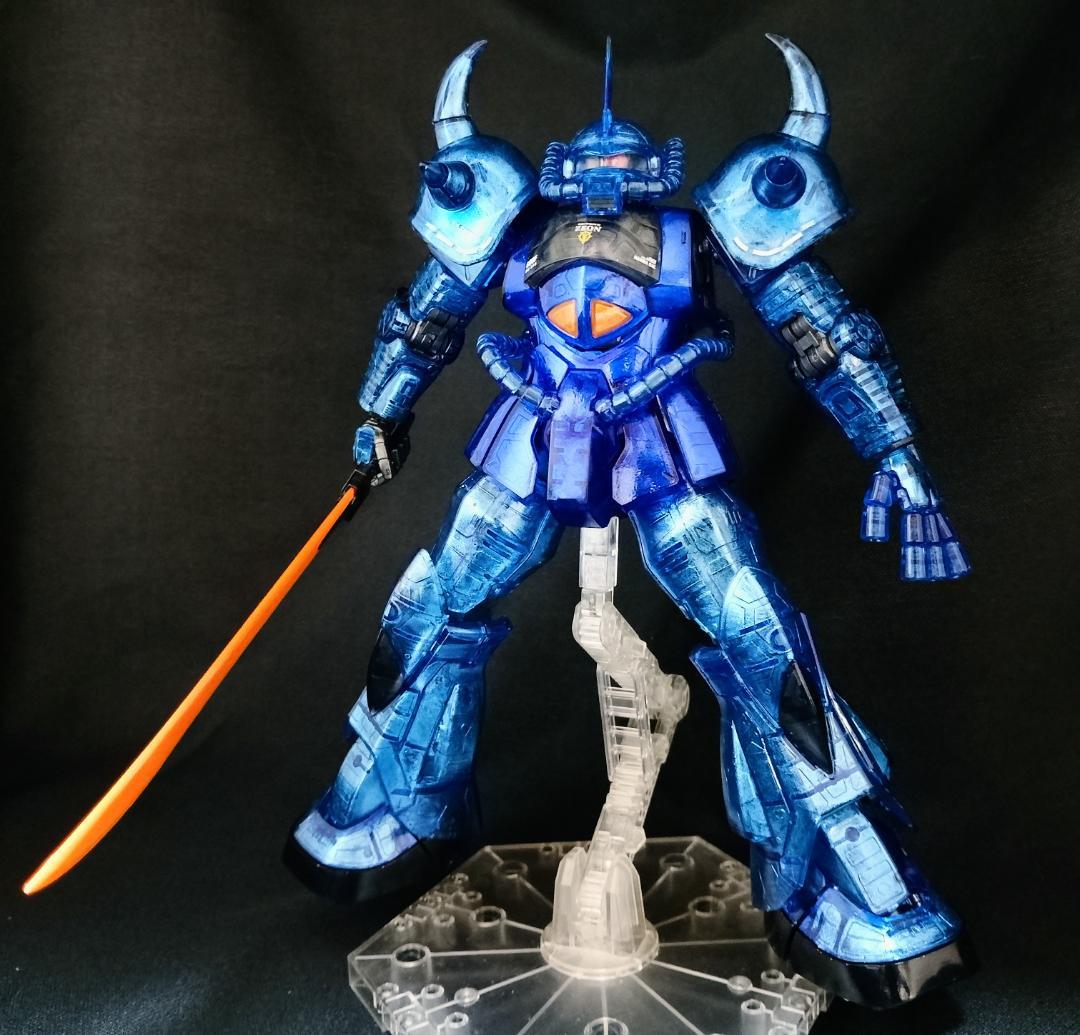 完成品 MG 1/100 グフ Ver.2.0 [クリアカラー]プラモ 組立て済