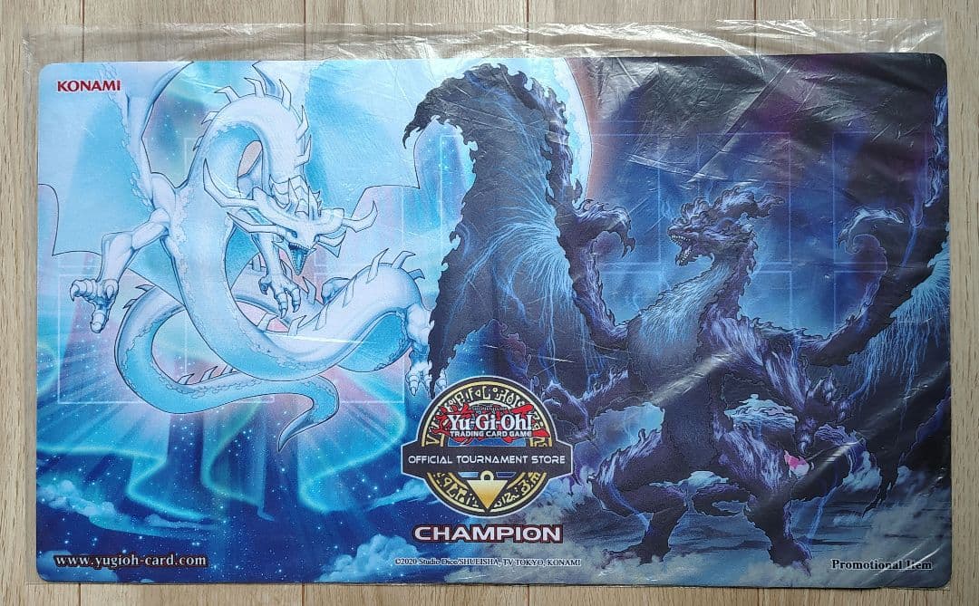 遊戯王 公式 プレイマット 征竜 OTS CHAMPION 未開封 EU版