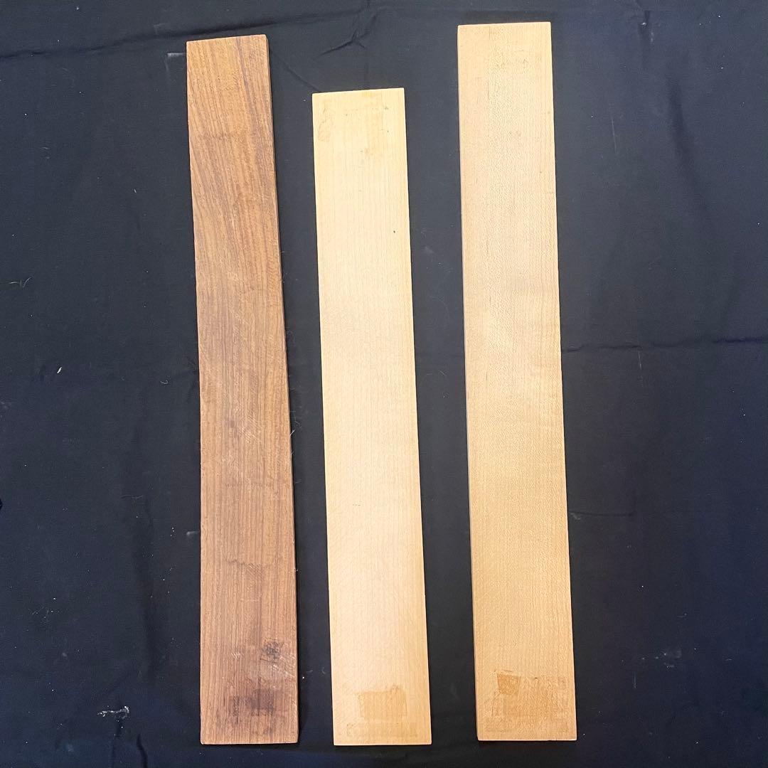 ギター指板材 3枚セット 指板用木材の選び方・特徴 | Sago New Material Guitars