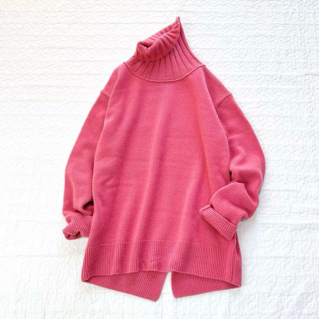 Deuxieme Classe JADEタートルニット ピンク 秋冬 ゆったり