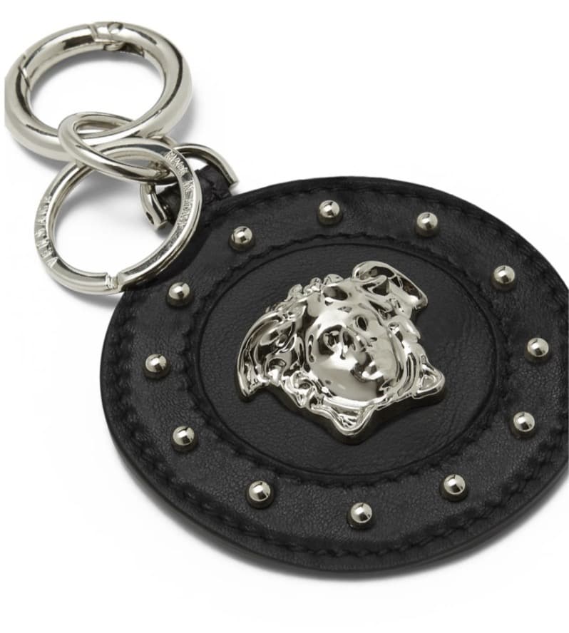 新品正規品【VERSACE】メドゥーサ キーリング レザー