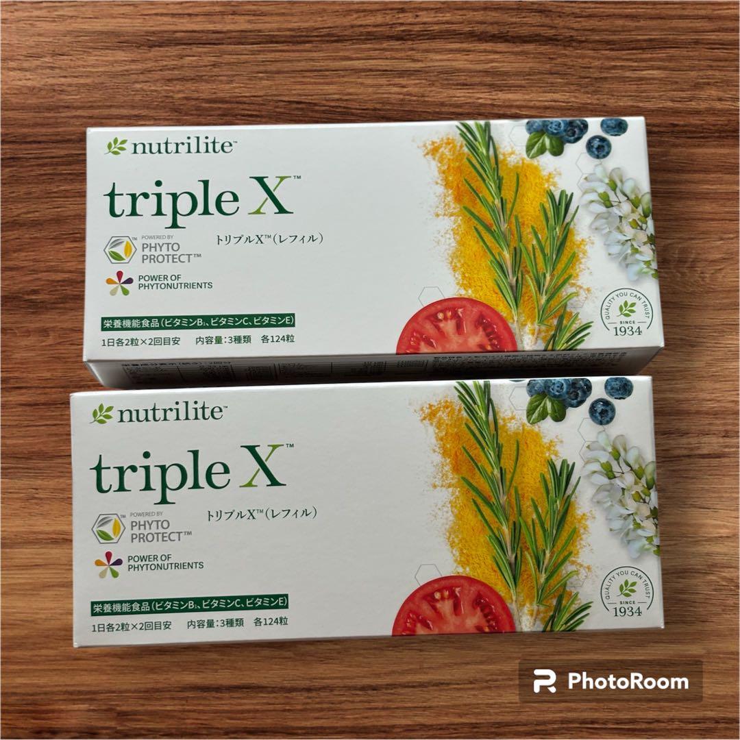 新品未開封　ニュートリライト トリプルＸレフィル2箱