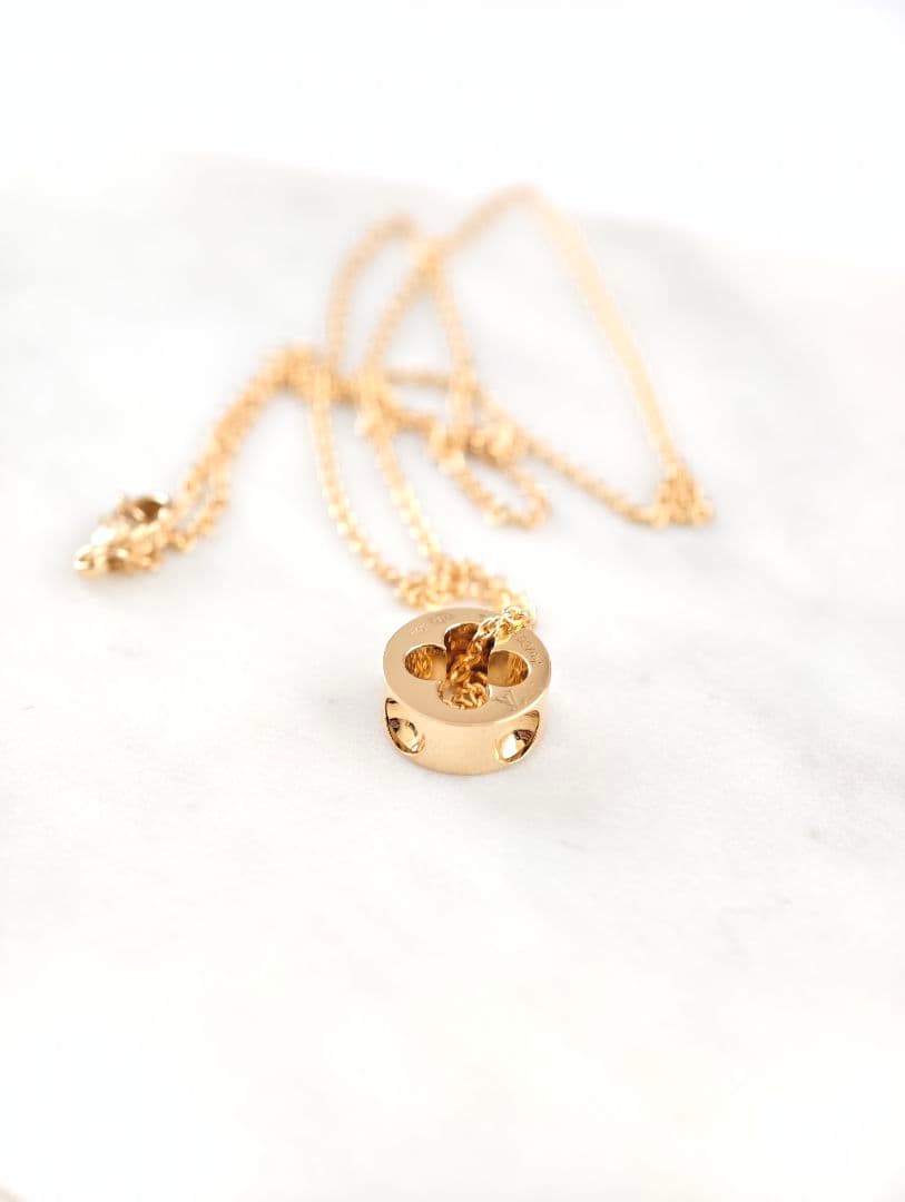 ヴィトン パンダンティフ アンプラント ネックレス 750(YG) 6.7g