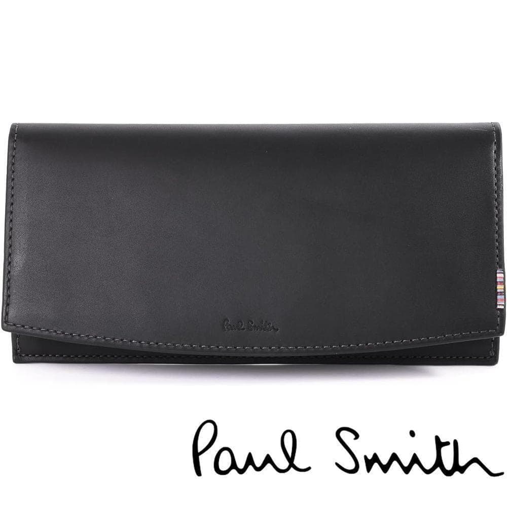 ポールスミスシグネチャーストライプタブ長財布 P53510 Paul Smith（ポール・スミス） 【名入れ】Paul Smith シグネチャー