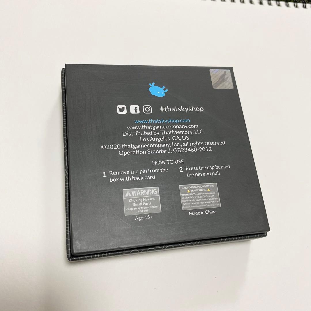 sky星を紡ぐ子どもたち 【ひっくり返り闇の蟹】 ピンバッジ 連携済