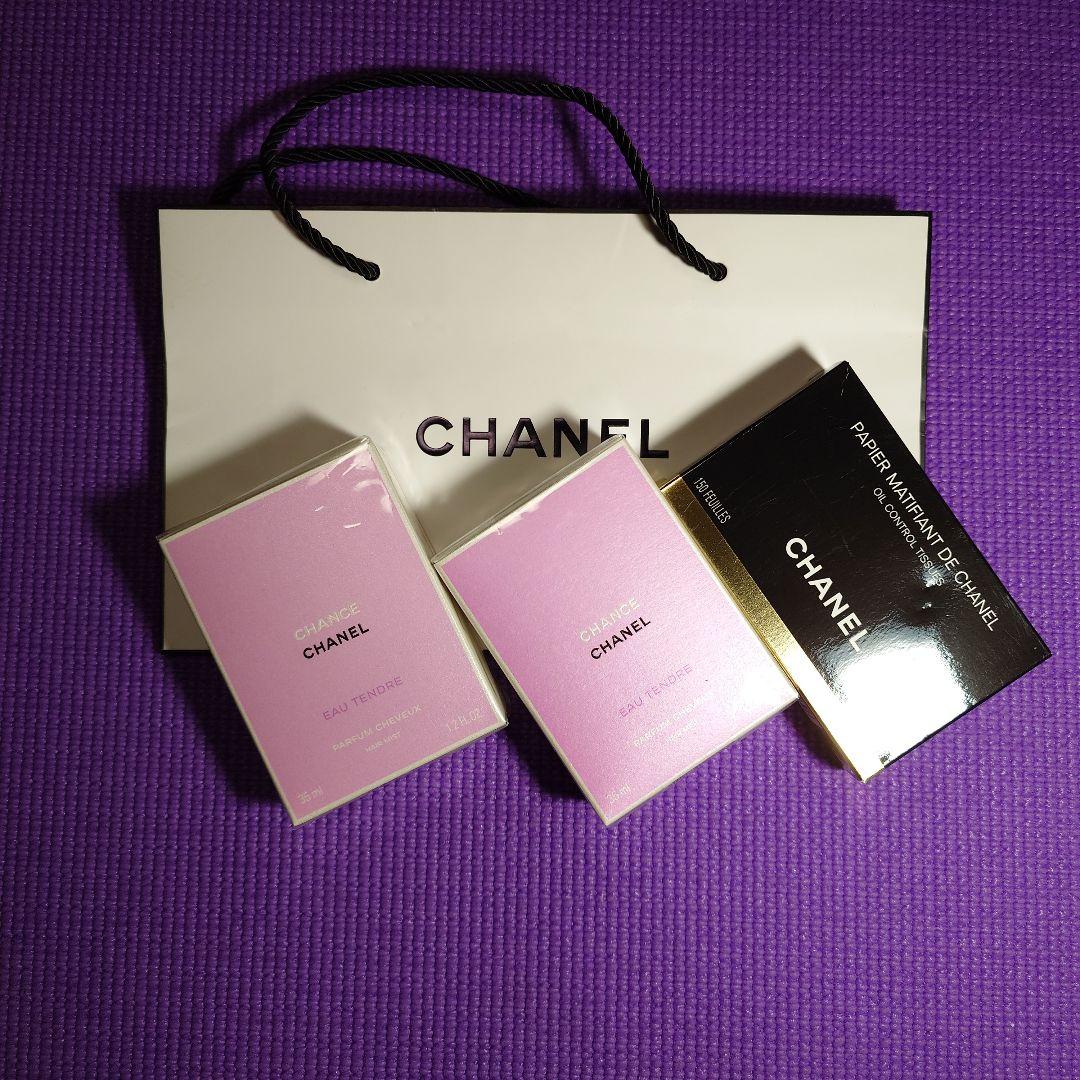 CHANEL オイルコントロールペーパー＆ミスト2点 17ch100cft.jpg