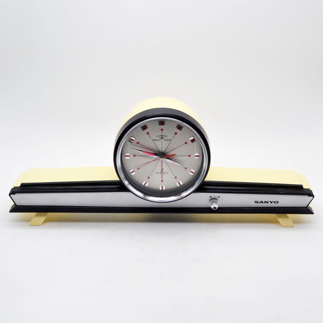 昭和レトロ　東京時計 SANYO 1969年(昭和44年)置き時計　オルゴール